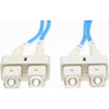 5m SC-SC OM1 Multimode Fibre Optic Cable: Blue