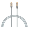 5m Cat6a RJ45 S/FTP Thin LSZH 30 AWG Network Cable. Grey