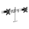 Atdec Atdec AWM Dual Monitor arm solution - 460mm articulating arms - 400mm Post - bolt - Black