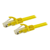 7.5 m Cat6 Cable - Yellow Cat6 Patch Cord - Snagless RJ45 Connectors - 24 AWG Copper Wire - Ethernet - ETL (N6PATC750CMYL)