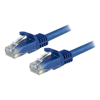 1.5 m Cat6 Cable - Blue Cat6 Patch Cord - Snagless RJ45 Connectors - 24 AWG Copper Wire - Ethernet - ETL (N6PATC150CMBL)