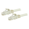 7.5 m Cat6 Cable - White Cat6 Patch Cord - Snagless RJ45 Connectors - 24 AWG Copper Wire - Ethernet - ETL (N6PATC750CMWH)