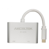 Axceltek AC-UC2100 USB-C to HDMI/USB-C(PD)/USB-A adapter 4K