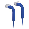 UniFi patch cable with both end bendable RJ45 1m - Blue