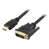 BluPeak 1m HDMI Male to DVI Male Cable-Sold by carton QTY 20 units