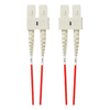 1.5m SC-SC OM4 Multimode Fibre Optic Patch Cable: Red