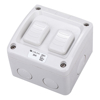 4C | Weatherproof Double Switch 1 Pole 2Way IP66 250V 20A