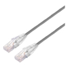 BluPeak 2M Ultra Thin Cat6a UTP LAN Cable - Grey (Lifetime Warranty)