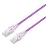 BluPeak 2M Ultra Thin Cat6a UTP LAN Cable - Purple (Lifetime Warranty)