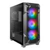 Antec DF600 FLUX High Airflow, ATX, Tempered Glass with 3x ARGB Fants in Front, 1x Rear, 1x PSU Shell (Reverse Fan blade) Gaming Case