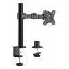 Brateck Single Monitor Affordable Steel Articulating Monitor Arm Fit Most 17"-32" Monitor Up to 9kg per screen VESA 75x75/100x100