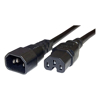 BluPeak 1m High Temp Power Cable C14 Male to C15 Female-Sold by carton QTY 20 units