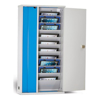 LapCabby Lyte 10 Wall for Tablets | 10-Device Wall Mounted AC Charging Cabinet for Tablets up to 12 - Vertical