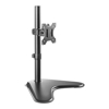 Brateck  Single Screen Economical double Joint Articulating Stell Monitor Stand  For Most 13 -32  Monitors