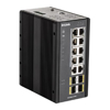 D-Link 14-Port Gigabit Industrial Managed PoE Switch with 10 1000BASE-T (8 PoE+) ports and 4 SFP ports