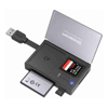Simplecom CR309 3-Slot SuperSpeed USB 3.0 Card Reader with Card Storage Case
