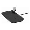 Mophie 7.5W 3-in-1 Fast Wireless Charger Pad Black- For Apple Devices, Charge through Lightweight Case, Stylish Design