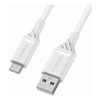 OtterBox USB-C To USB-A 2 Meter USB 2.0 Cable - Cloud Dream White