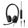 EPOS | Sennheiser ADAPT 165 USB C II On-ear, double-sided USB-C headset, 3.5 mm jack and detachable USB cable with in-line call control