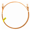 4m Cat 6 Ultra Thin LSZH Pack of 10 Ethernet Network Cable. Orange