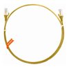 0.15m Cat 6 Ultra Thin LSZH Pack of 50 Ethernet Network Cable. Yellow