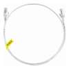 0.15m Cat 6 Ultra Thin LSZH Pack of 10 Ethernet Network Cable. White
