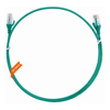 2m Cat 6 Ultra Thin LSZH Pack of 50 Ethernet Network Cable. Green