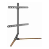 Brateck Modern Linear Tabletop TV Stand For 49"-70" TVs  -- Matte Black  Walnut