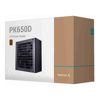 DeepCool PK650D 80+ Bronze Power Supply Unit, 120mm Fan, Taiwan Capacitor, DC to DC, ATX12V V2.4, 100,000 MTBF, 85% Efficiency