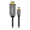 mbeat "Tough Link" 1.8m Mini DisplayPort to HDMI Cable - Space Grey