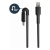 STARTECH.COM 2M USB-A to LIGHTNING CHARGE/SYNC CABLE, DURABLE MFi, BLACK, 2YR