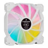 White SP140 RGB ELITE, 140mm RGB LED Fan with AirGuide, Single Pack