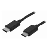 STARTECH.COM 2M USB-C 2.0 CABLE, TB 3 COMPATIBLE, BLACK, LTW