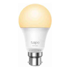 TP-Link Tapo Dimmable Smart Light Bulb L510B Bayonet Fitting Dimmable, No Hub Required, Voice Control, Schedule  Timer 2700K 8.7W 2.4 GHz 802.11b/g/n