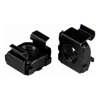 10-32 Cage Nuts - 50 Pack - Rack Mount Clip Nuts - For Square Hole Server Rack - Black (CABCAGENUTS1032)