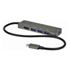 USB C MULTIPORT ADAPTER - USB-C TO HDMI 2.0B 4K 60HZ (HDR10) 100W POWER DELIVERY PASS-THROUGH 4-PORT USB 3.0 HUB - USB TYPE-C MINI DOCK - 12 (30CM) LONG ATTACHED CABLE