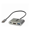 USB C Multiport Adapter USB-C to HDMI 4K Video 100W PD Pass-Through USB 3.0 Hub 5Gbps (1xType-C/1xA) USB-C Mini Dock USB-C Travel Dock Portable Laptop Docking Station