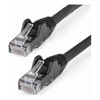 5m CAT6 Ethernet Cable - LSZH (Low Smoke Zero Halogen) - 10 Gigabit 650MHz 100W PoE RJ45 UTP Network Patch Cord Snagless with Strain Relief - Black CAT 6 ETL Verified (N6LPATCH5MBK)