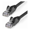 7m CAT6 Ethernet Cable - LSZH (Low Smoke Zero Halogen) - 10 Gigabit 650MHz 100W PoE RJ45 10GbE UTP Network Patch Cord Snagless with Strain Relief - Black CAT 6 ETL Verified 24AWG