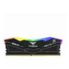 Team Group T-Force Delta Black RGB 32GB Kit (16GB x 2) 5200MHz On-Die ECC DDR5 for SFF/TWR