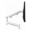 Atdec AWM Single monitor arm solution - 618mm dynamic arm - 0-9 kg - single base - F Clamp - White