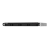 4-Bay AL324 quad-core 1.7 GHz rackmount NAS with 250W PSU, 2GB DDR4 UDIMM RAM (max 16GB), SATA 6Gb/s, 2x 10GbE SFP+, 2x 2.5GbE, 1x PCIe