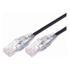 BluPeak 3M Ultra Thin Cat6a UTP LAN Cable - Black (Lifetime Warranty)