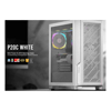 Antec P20C White, E-ATX, ATX, USB-C, Cable management , 4x HDD or SSD , 375mm GPU, 170mm CPU  3x PWM white 12 CM Fan, Tempered Glass, Gaming Case