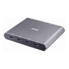 Aten 2-Port 4K DisplayPort USB-C KVM Dock Switch with Power Pass-through,