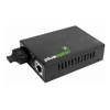 Adaptive 10Mb/100Mb/1000Mb Copper to 1G Fiber Media Converter with Duplex SC Fibre Connector. For Multimode Fibre, 850nm, 550M Reach.  (1 x RJ45 Port, 1 x SC Fibre Port)