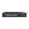 QNAP QSW-M2116P-2T2S, 16 ports 2.5GbE RJ45 with PoE 802.3at(30W), 2 ports 10GbE SFP+, 2 ports 10GbE RJ45 with PoE 802.3bt(90W), web managed switch, 2 Years WTY
