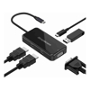 Simplecom DA451 5-in-1 USB-C Multiport Adapter MST Hub with VGA and Dual HDMI