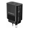 Simplecom CU221 Dual USB-C Fast Wall Charger PD 20W for Phone Tablet