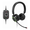 SNOM A330D Headset, Wired Duo, HD Audio Quality, Remote Control, Ideal For Video-telephony,